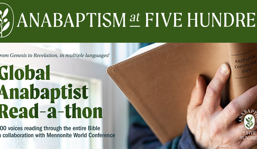 Anabaptism at 500 Read-a-thon